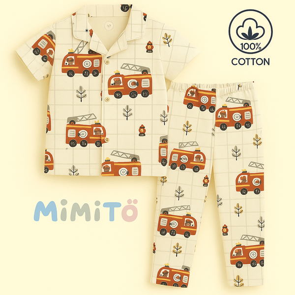 Fire Truck kids nightwear